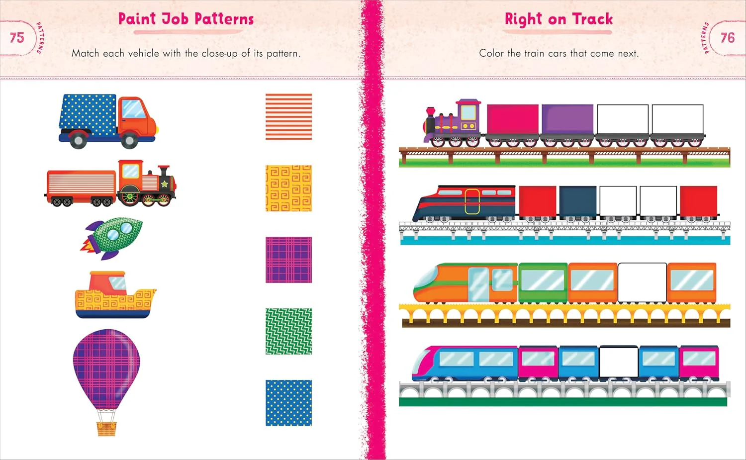 Preschool Activity Book: Trucks, Cars, and Airplanes - Paperback - Image 4