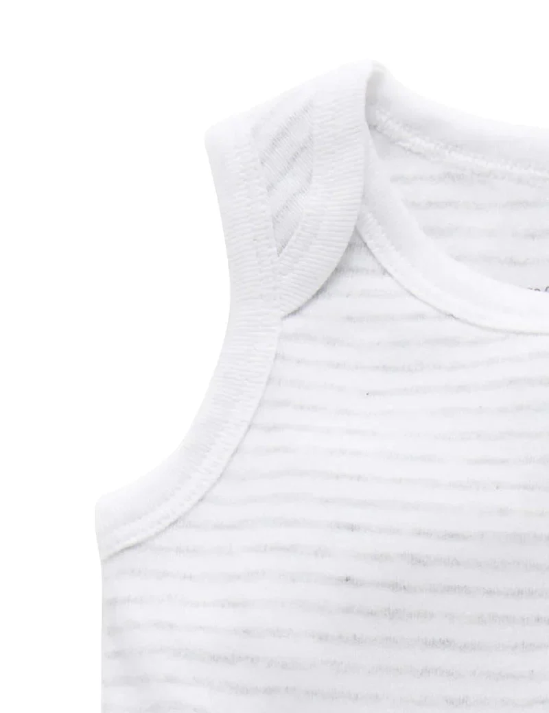 Purebaby - Organic Cotton Design Undershirt (2 Pack) - Image 3