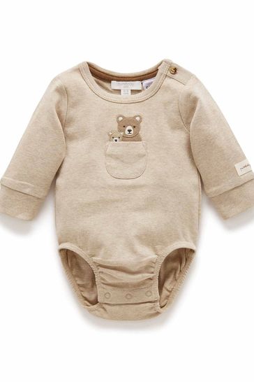 Purebaby - Family Peekaboo Bodysuit - Bears