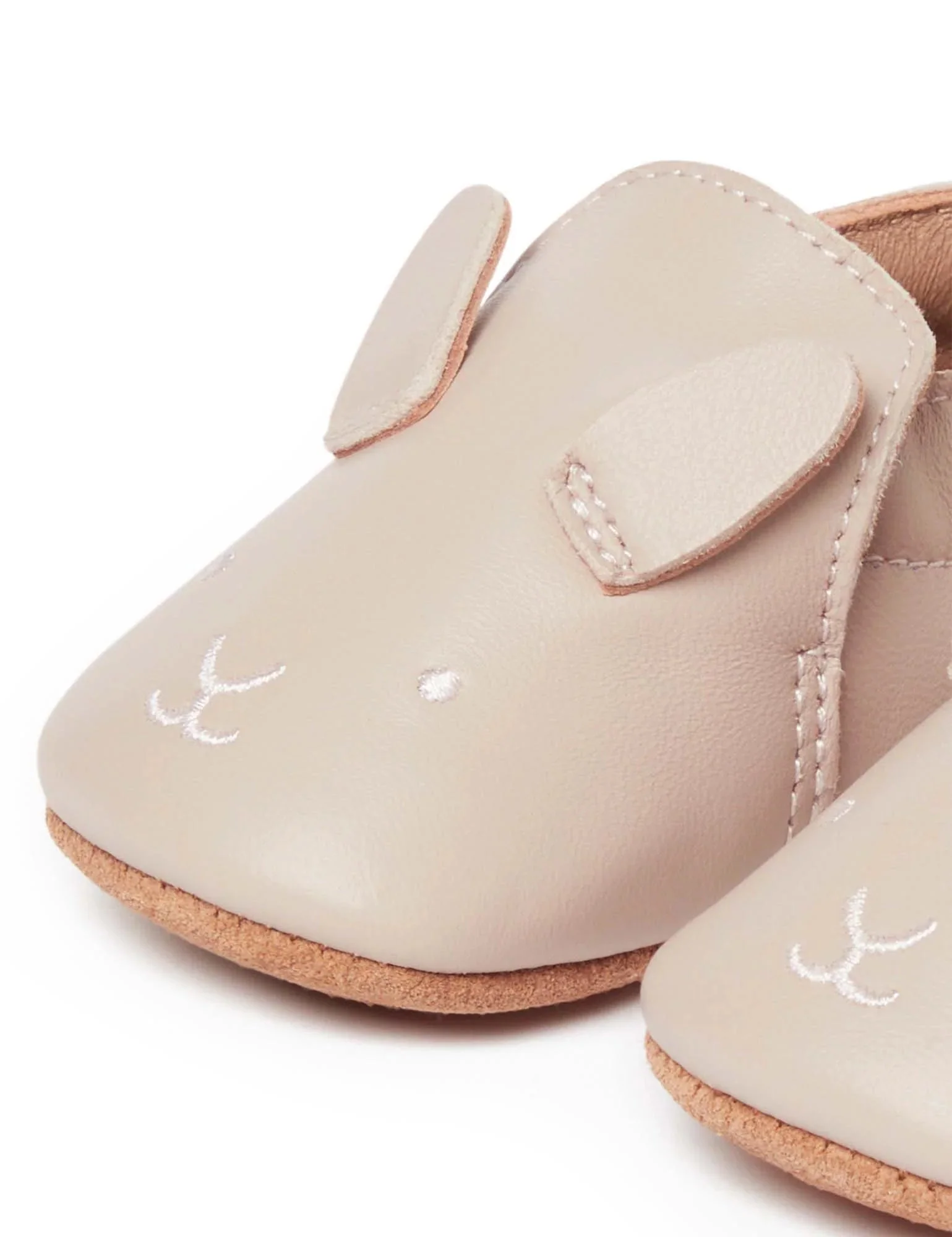 Purebaby - Leather Pull On Slippers - Image 3