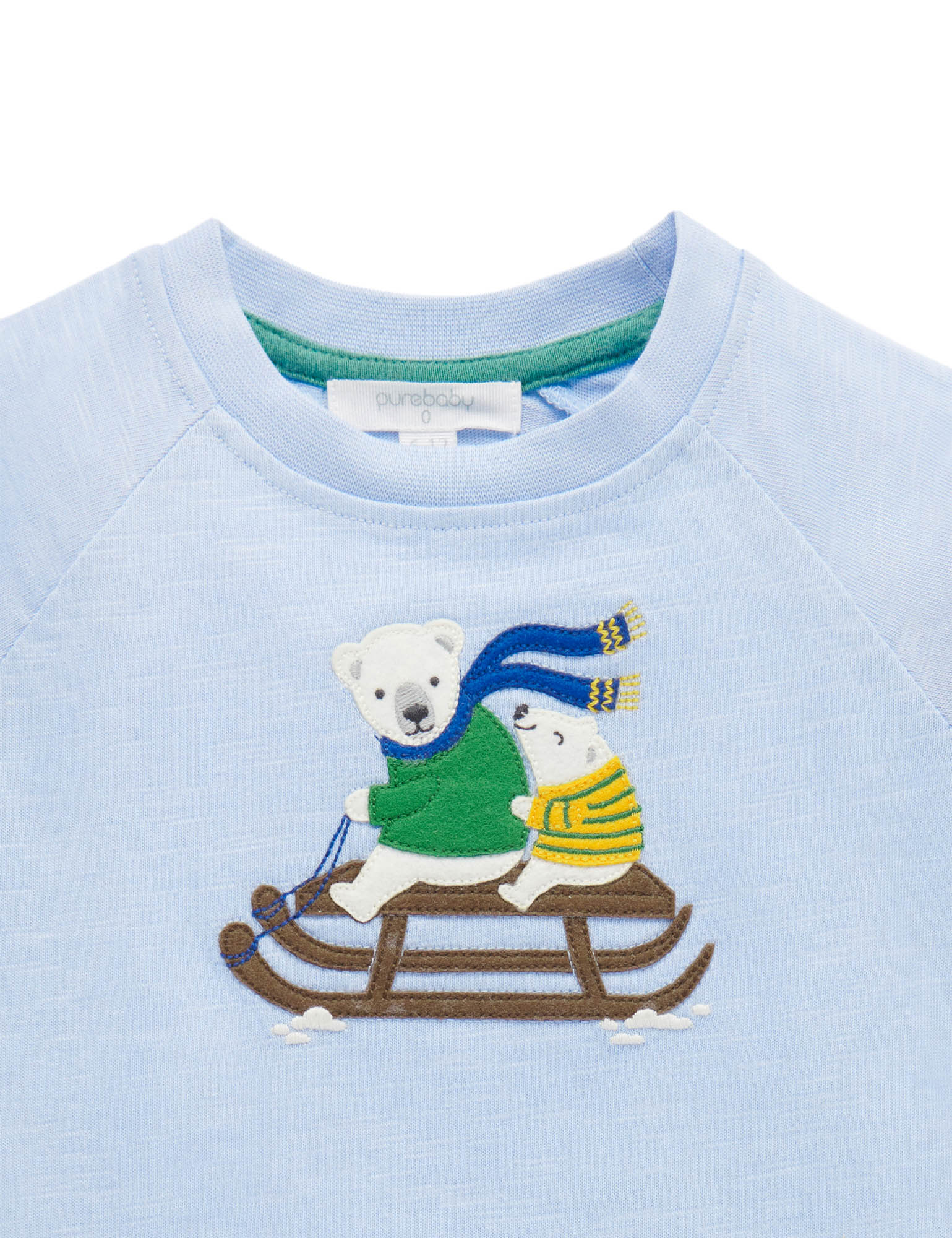 Purebaby - Long Sleeved Winter Friends Tee - Image 5