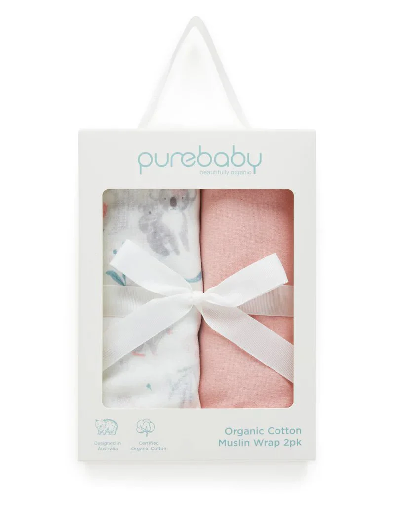 Purebaby - Muslin Wrap Swaddle (2 Pack) - Image 4