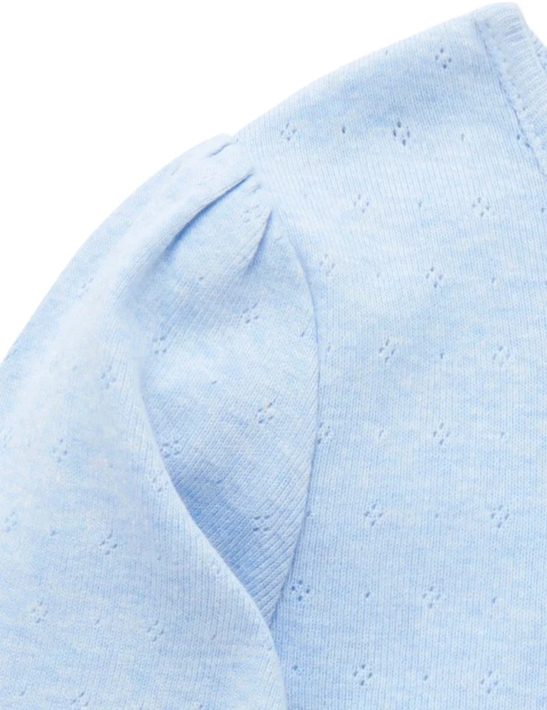 Purebaby - Pointelle Rib Layering Top - Image 9