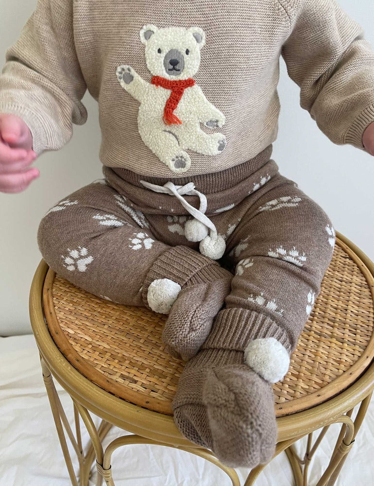 Purebaby - Pom Pom Booties - Image 2