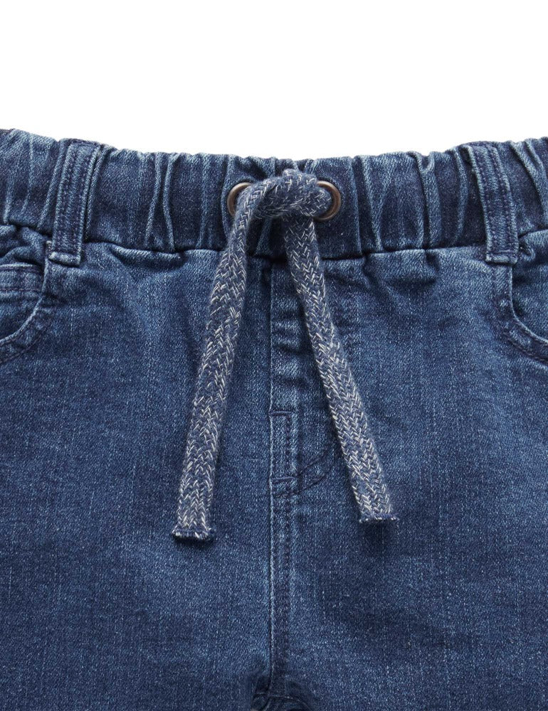 Purebaby - Pull On Straight Leg Jeans - Image 5
