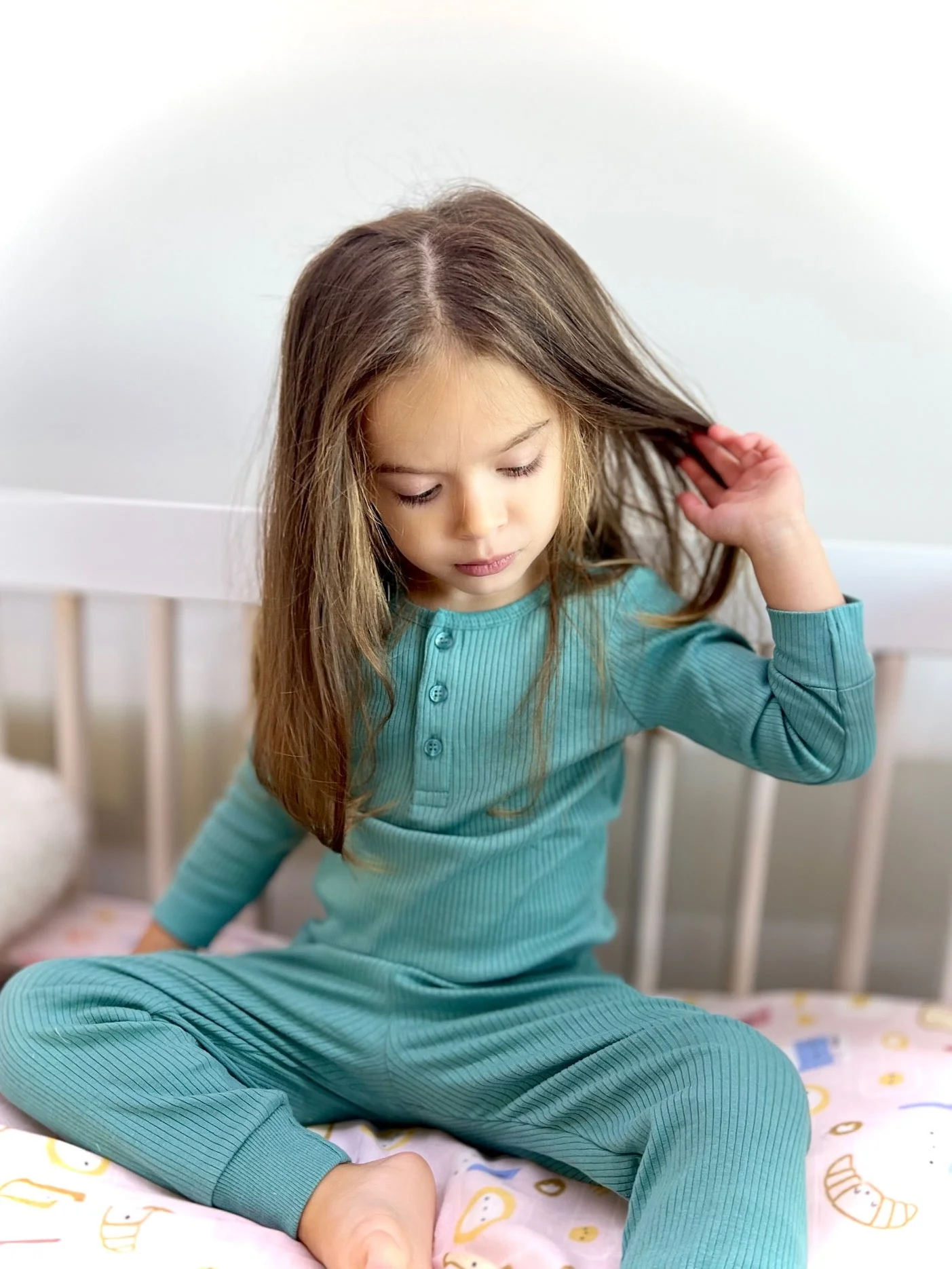 Purebaby - Organic Ribbed Leggings - Image 3