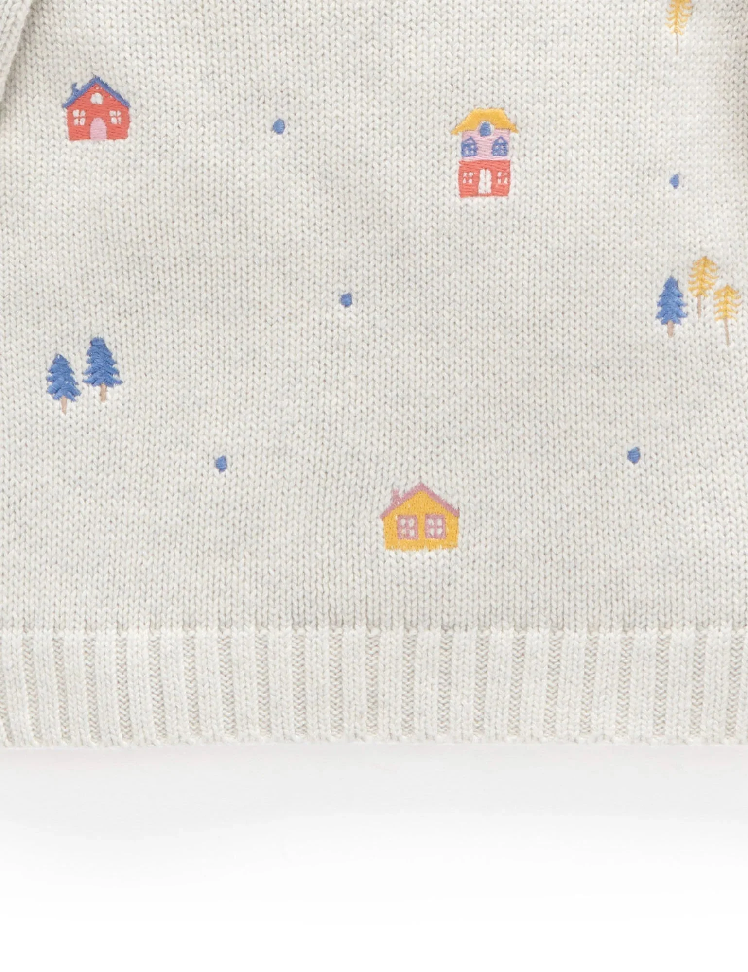 Purebaby - Snowy Embroidered Pullover - Image 5