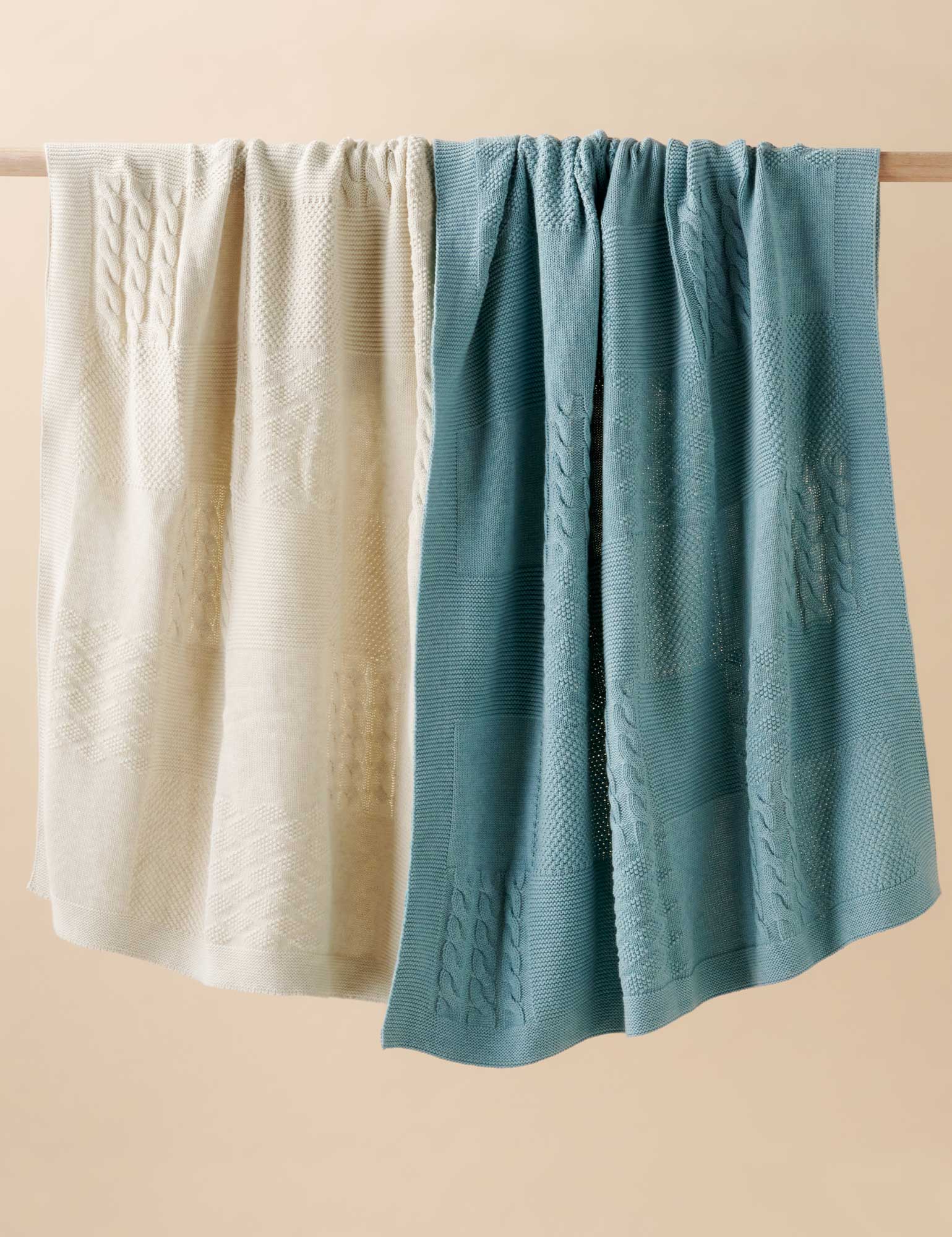Purebaby - Textured Patchwork Blanket - Image 2