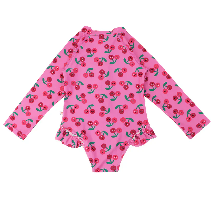 Zoocchini - Rashguard Ruffled Swimsuit - 1 Piece - Image 2