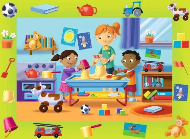 Ravensburger - Fun Day at Playgroup Puzzle - 16pc - Image 3