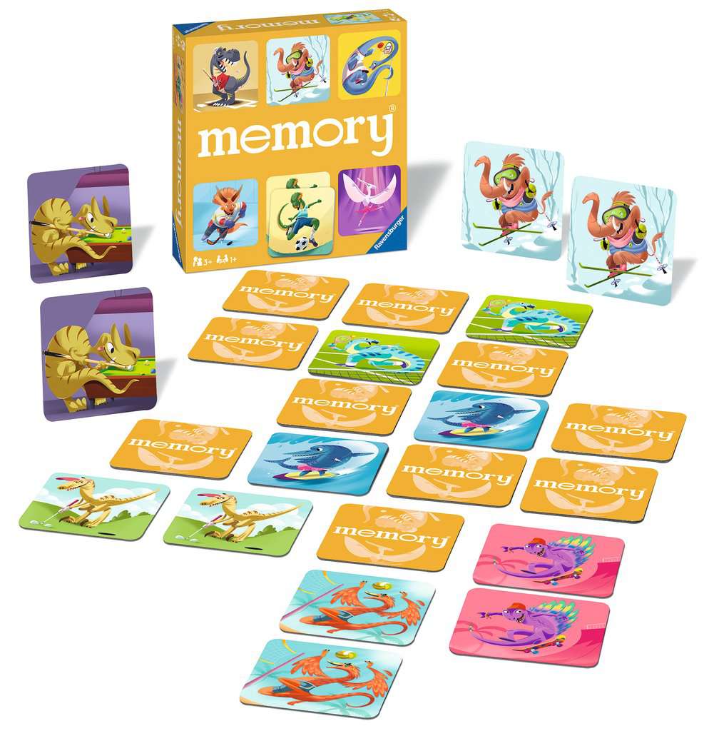 Ravensburger - My First Memory - Dinosaur Sports Game - Image 3