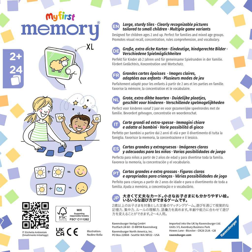 Ravensburger - My First Memory- Favorite Things Game - Image 3