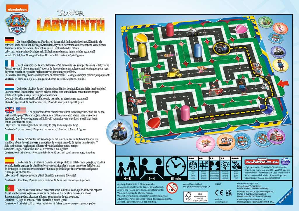 Ravensburger - Paw Patrol Labyrinth Jr. - Image 3