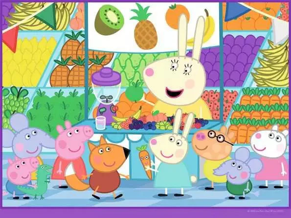 Ravensburger - Shopping with Peppa Floor Puzzle - 16pc - Image 2