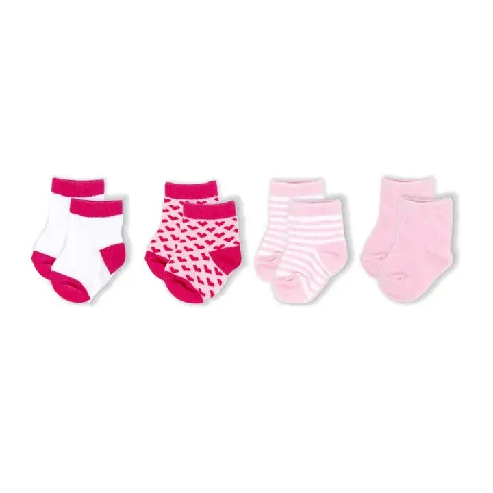 Baby Mode - Baby Crew Socks 0-6M (4 pack) - Image 3