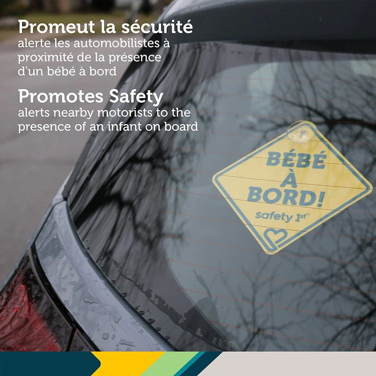 Safety 1st - Baby on Board Sign - French - Image 3