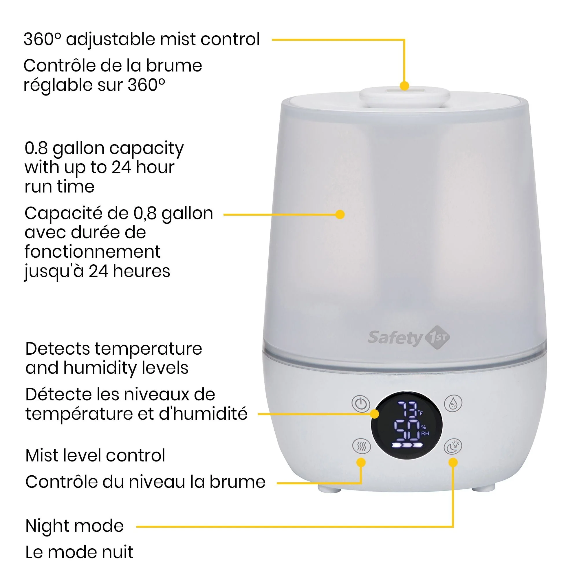 Safety 1st - Humid Control Filter Free Humidifier - Image 3