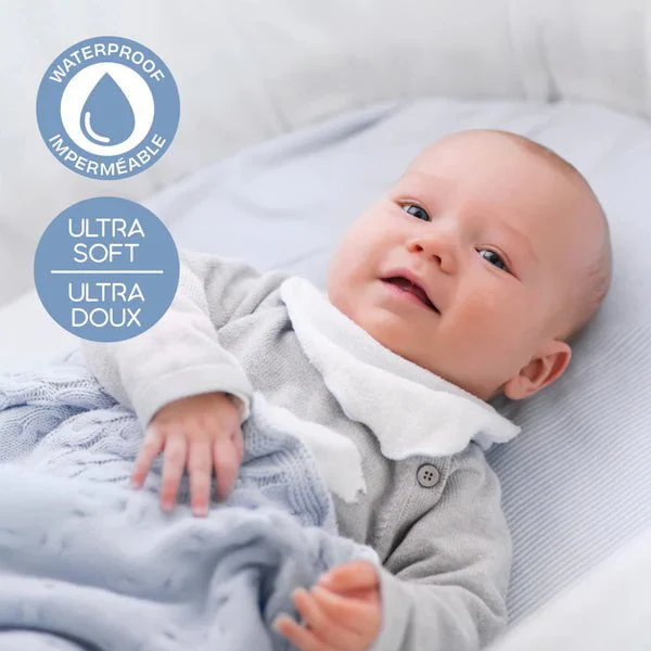 Simmons - 2 in 1 Bassinet Sheet and Protector - Image 4