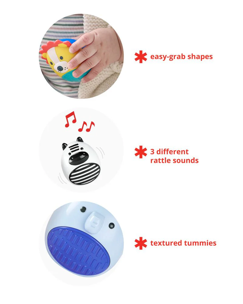 Skip Hop - Baby Jungle Beats Baby Egg Shaker Trio - Image 3