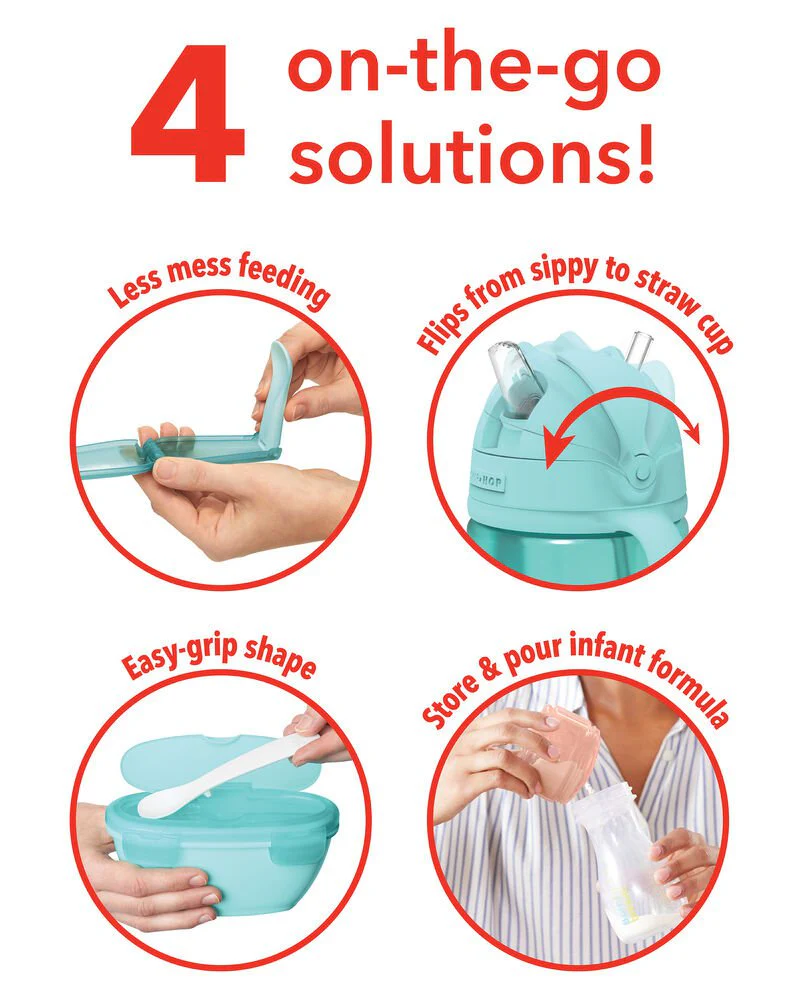 Skip Hop - Easy-Pack Mealtime Feeding Set - Image 2