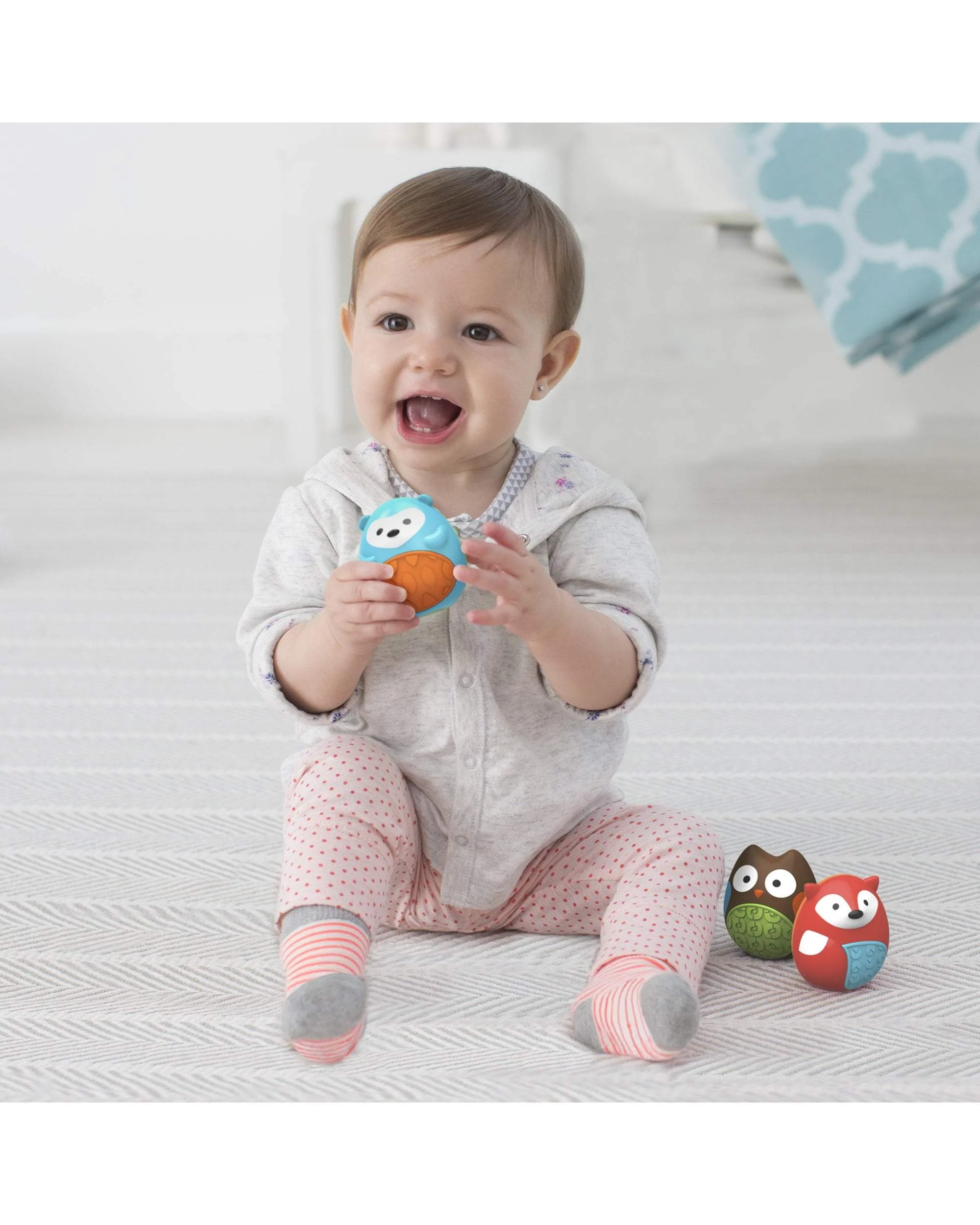 Skip Hop - Explore & More Egg Shaker Baby Toy Trio - Image 2