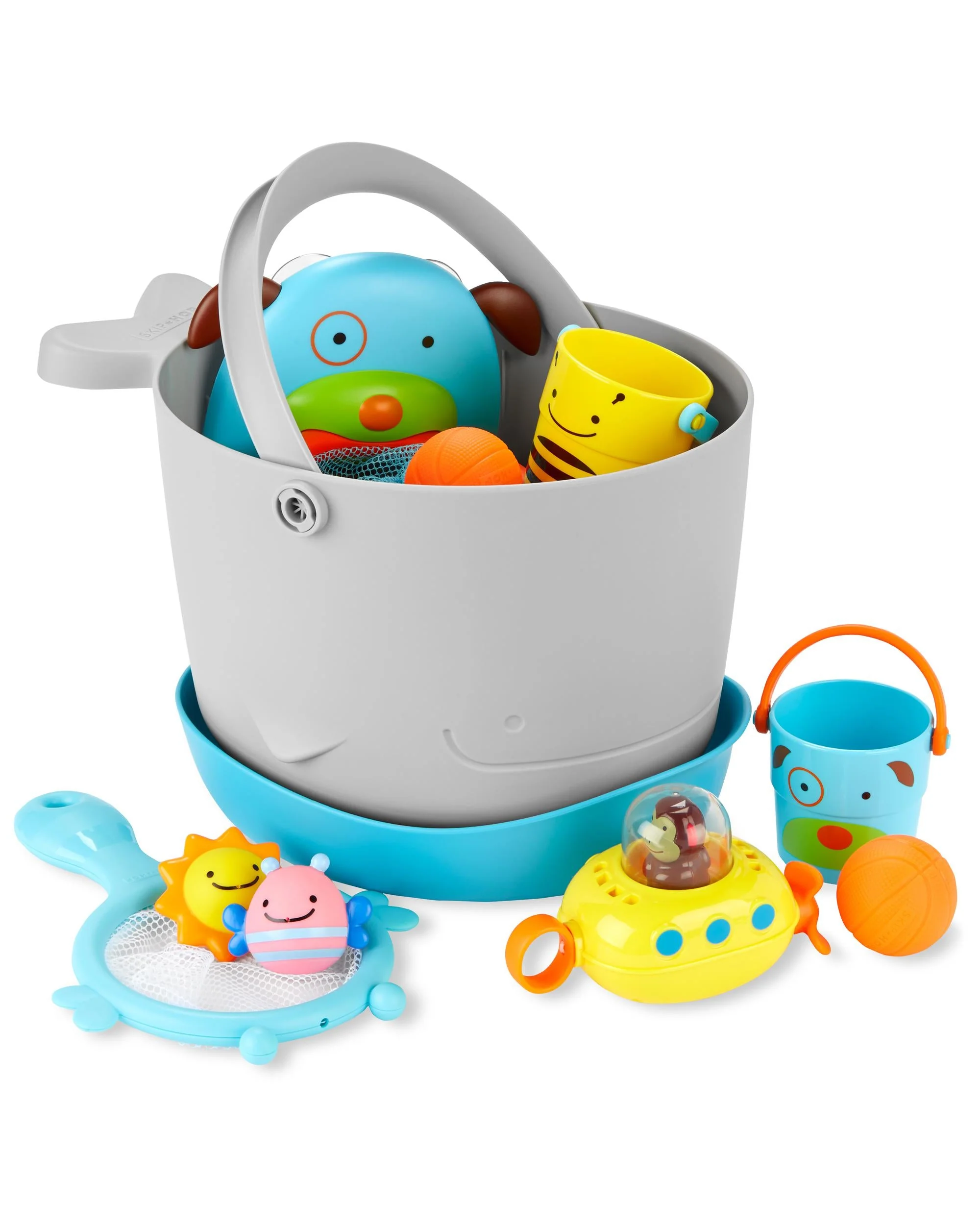 Skip Hop - MOBY Fun-Filled Bath Toy Bucket Gift Set - Image 2
