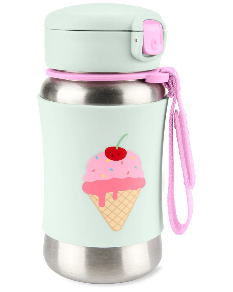 Skip Hop - Spark Style - Stainless Steel Straw Bottle