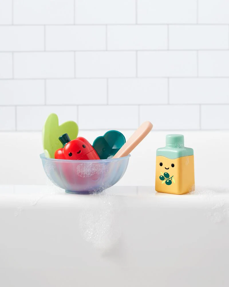 Skip Hop - Tub-to-Table Café Prep & Serve Salad Bath Toy Set - Image 2