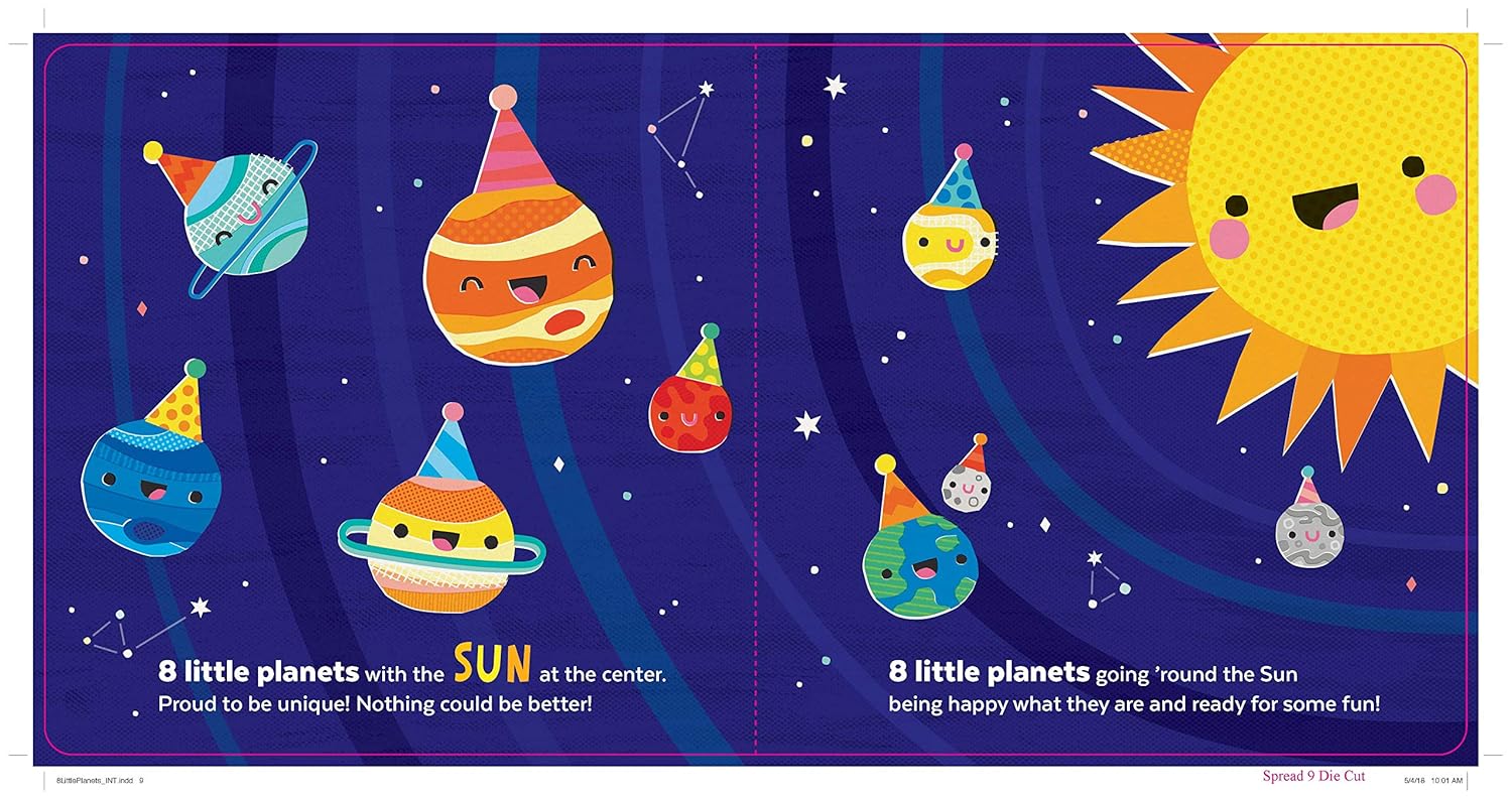 8 Little Planets (Board Book) - Image 2