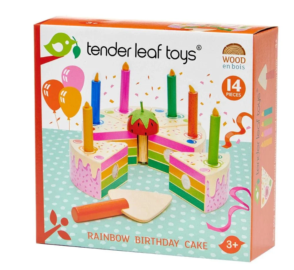 Tender Leaf - Rainbow Birthday Cake - Image 2