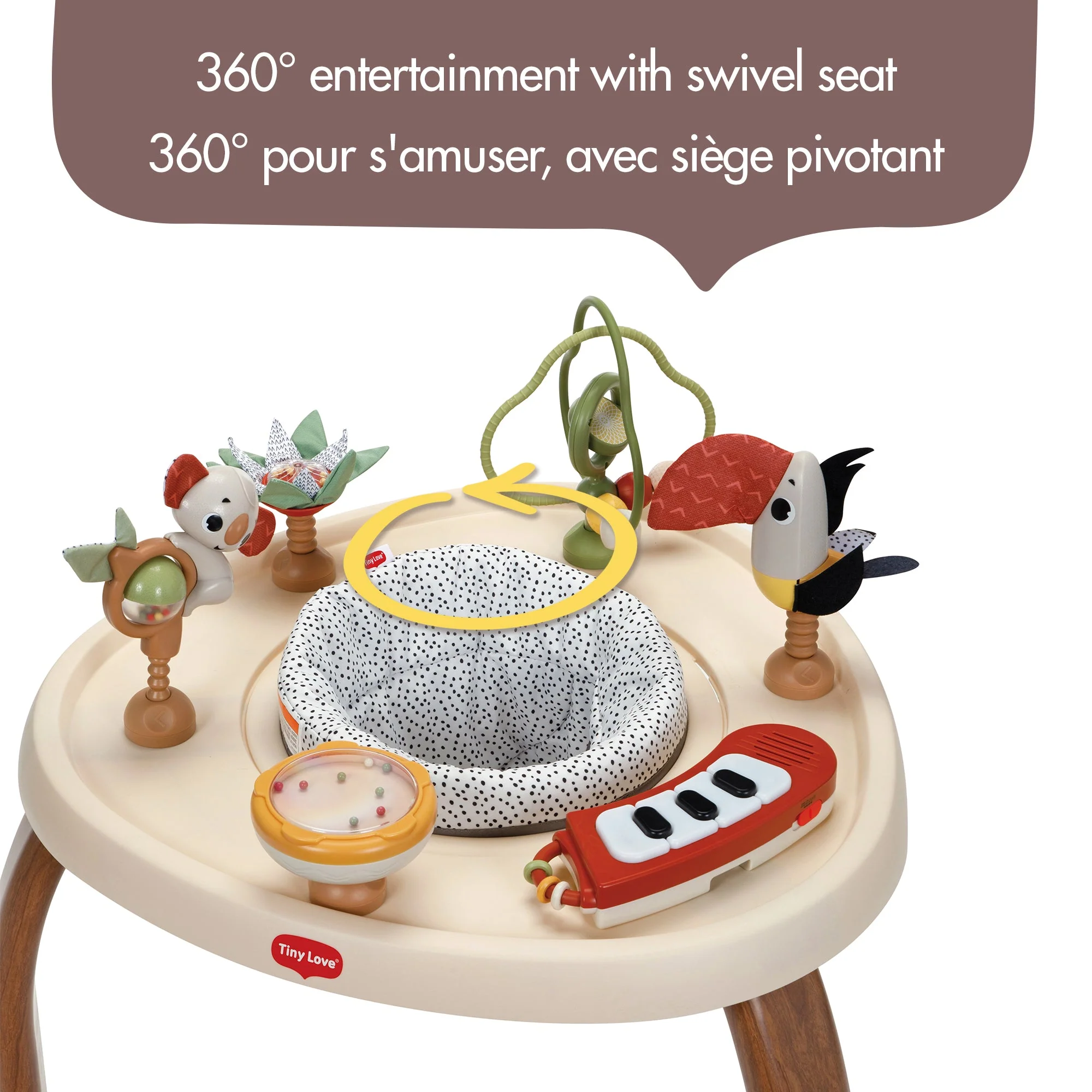 Tiny Love - 5-in-1 Here I Grow Stationary Activity Center - Boho Chic - Image 3