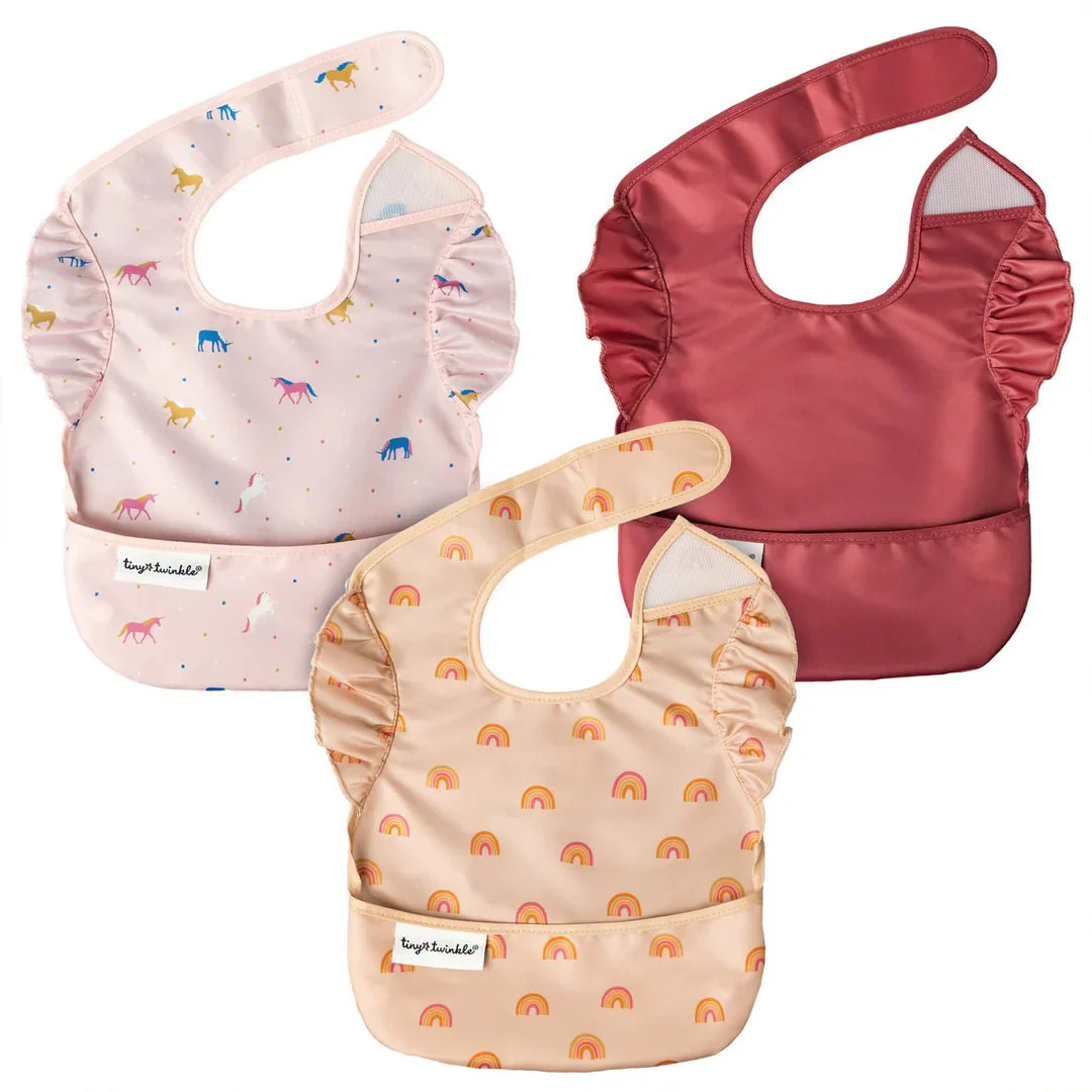 Tiny Twinkle - Mess-Proof Easy Bib - 3PK