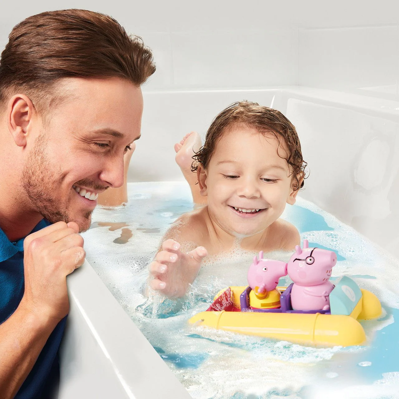 Tomy - Peppa Pig Pull & Go Pedalo Bath Toy - Image 2