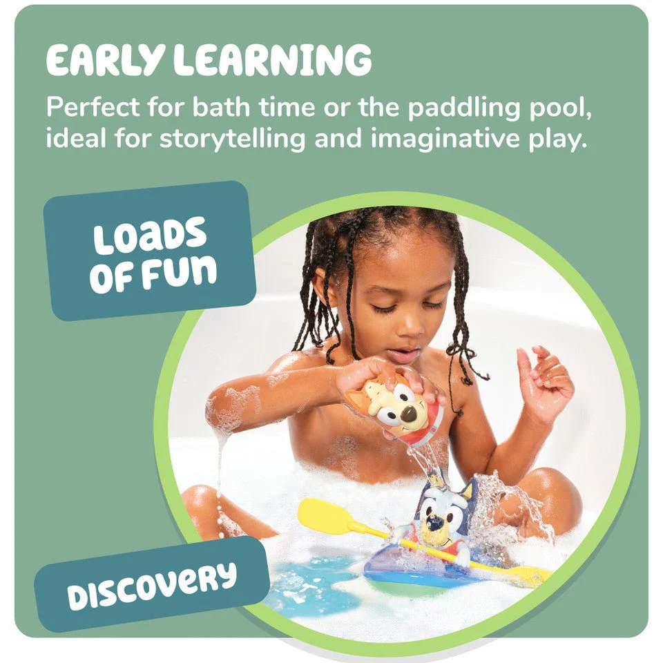 Tomy - Toomies Bluey Pull & Go Canoe Bath Toy - Image 4