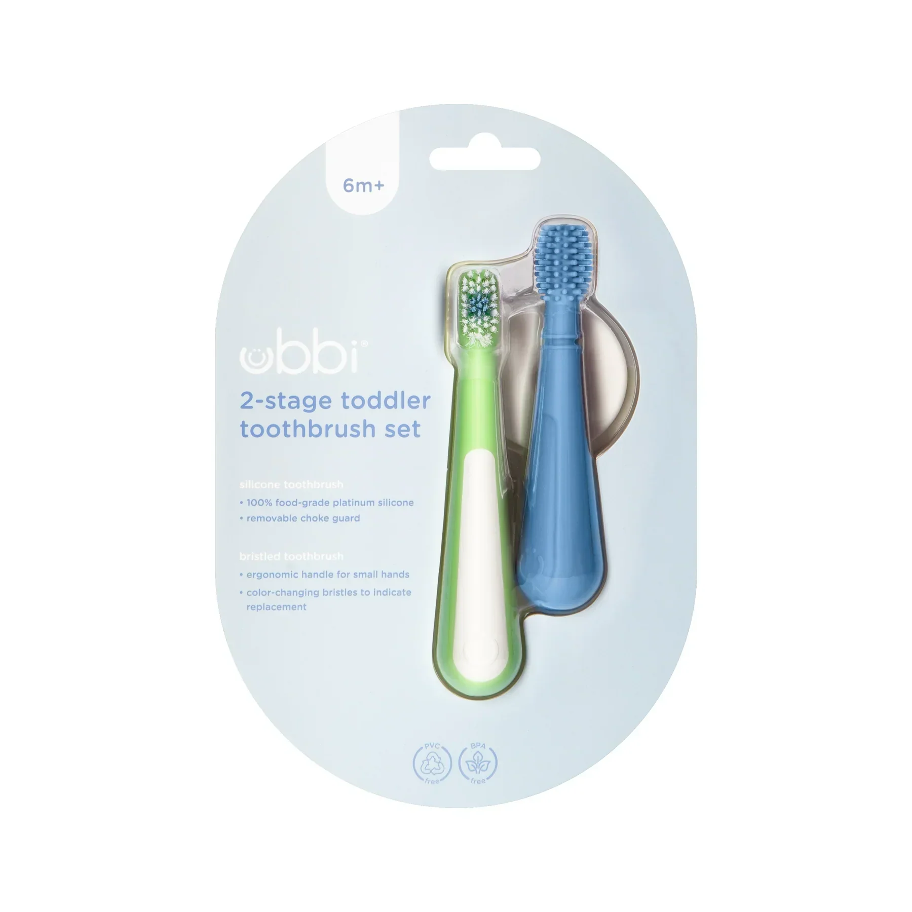 Ubbi - 2 Stage Toothbrush Set - Image 2