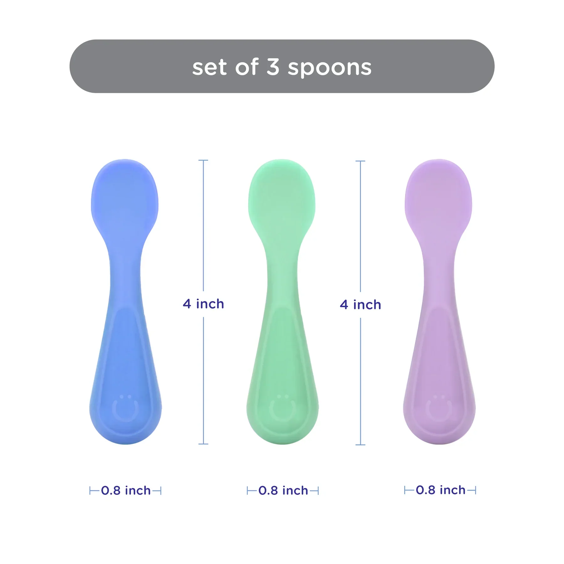 Ubbi - Silicone Training Spoons - Image 3