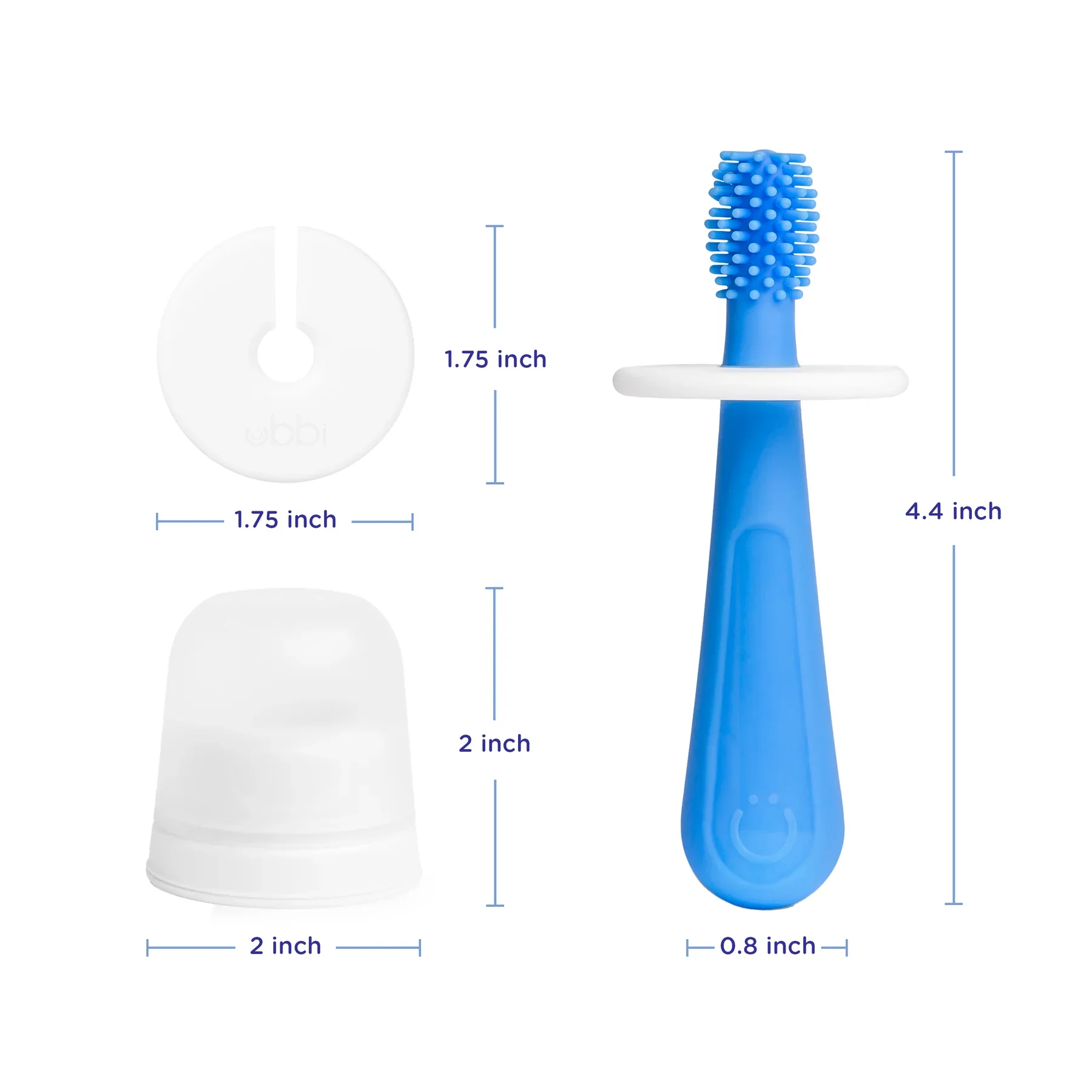 Ubbi - Silicone Training Toothbrush & Case - Image 6