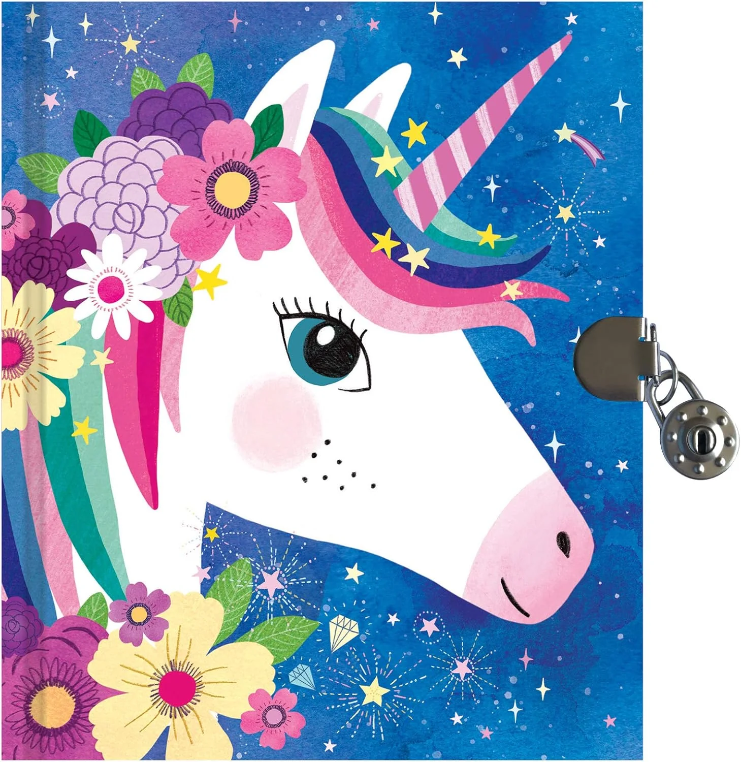 Mudpuppy - Unicorn Locked Diary - Image 2