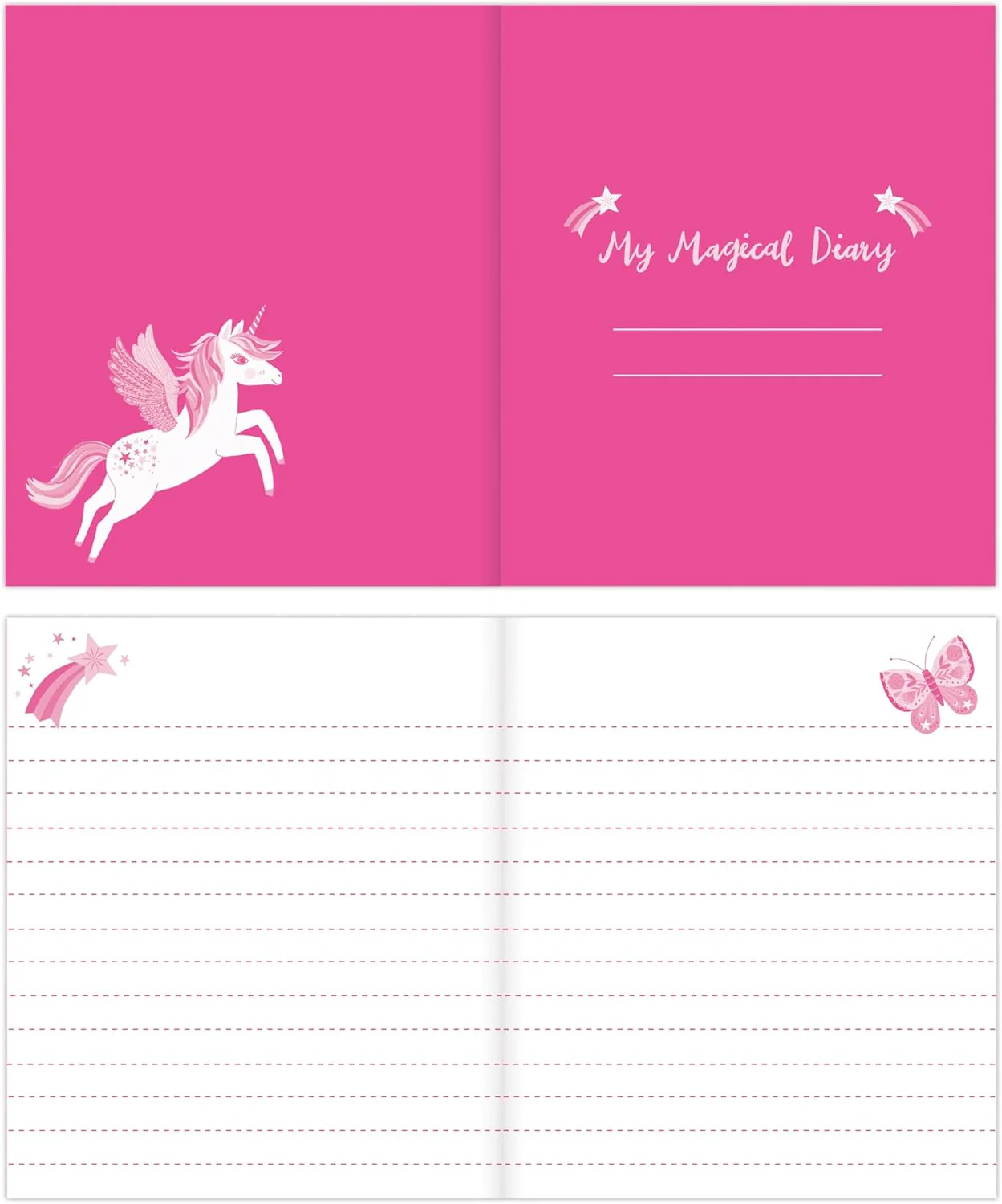 Mudpuppy - Unicorn Locked Diary - Image 3