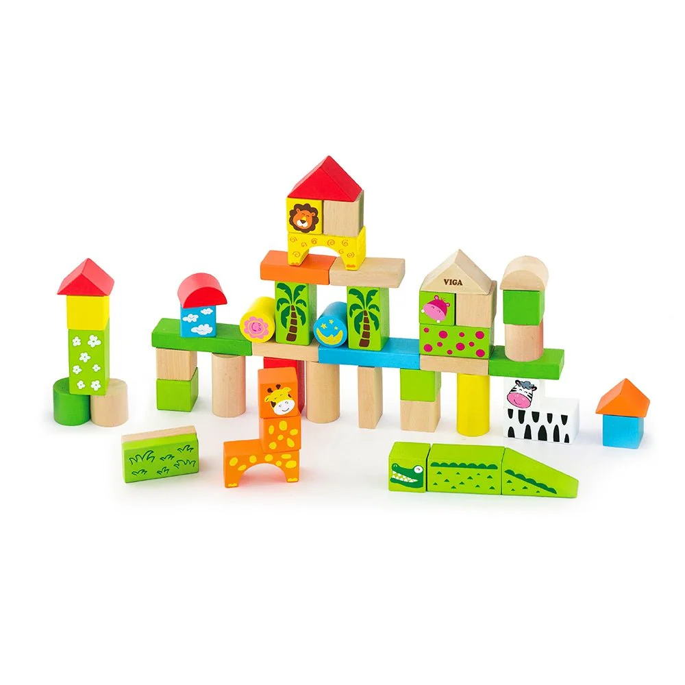 Viga - Wooden Blocks (50 pc) - Image 2
