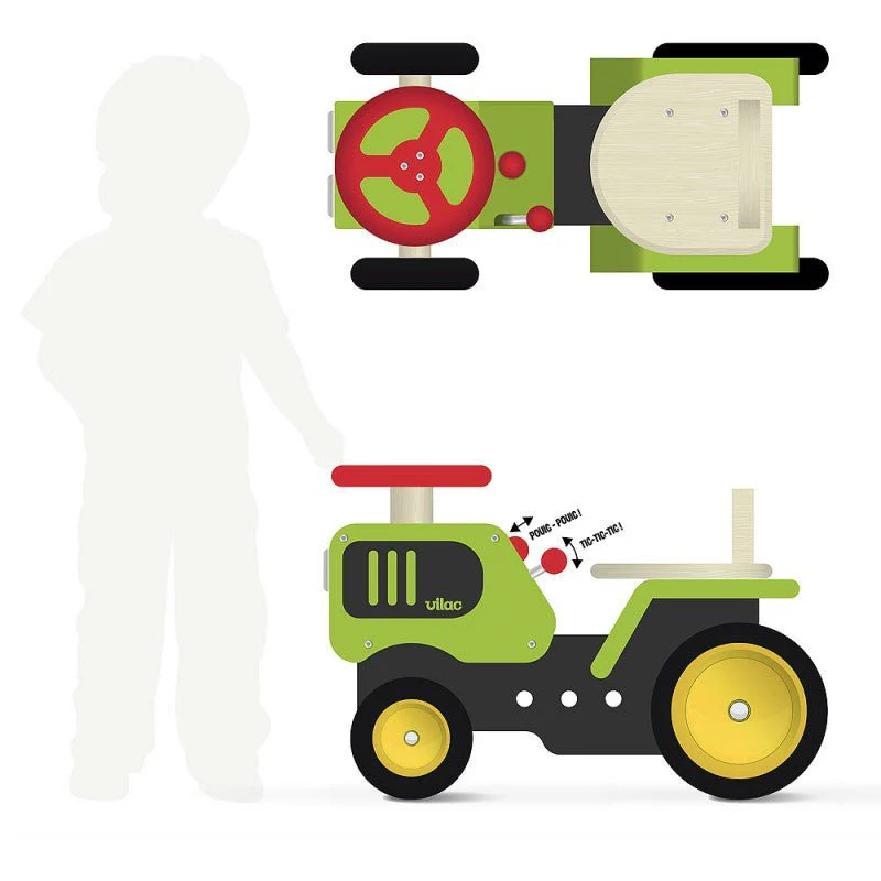 Vilac - Ride On - Tractor - Image 3