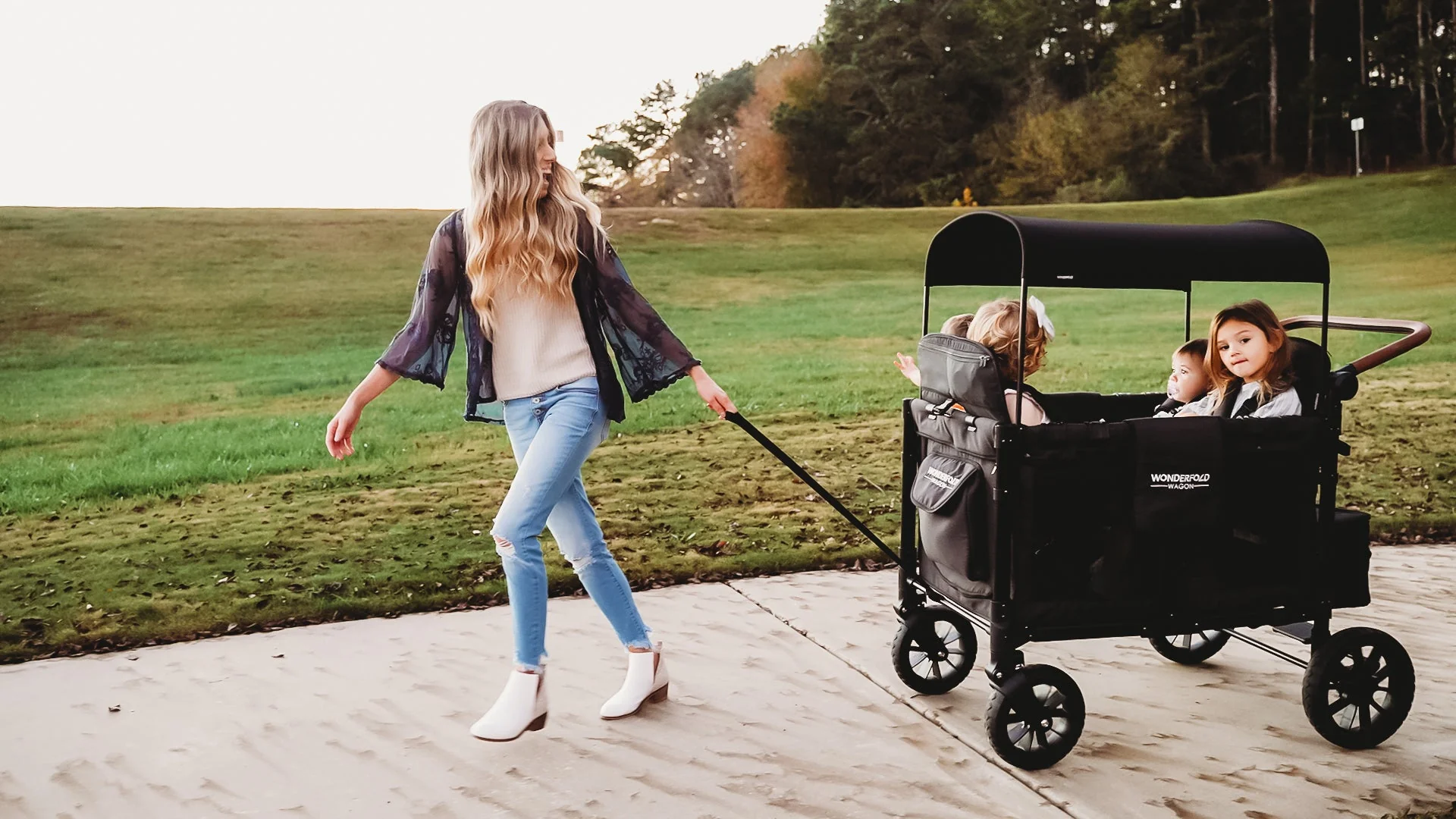 Wonderfold - W4 Luxe Premium Push Quad Stroller - Image 16