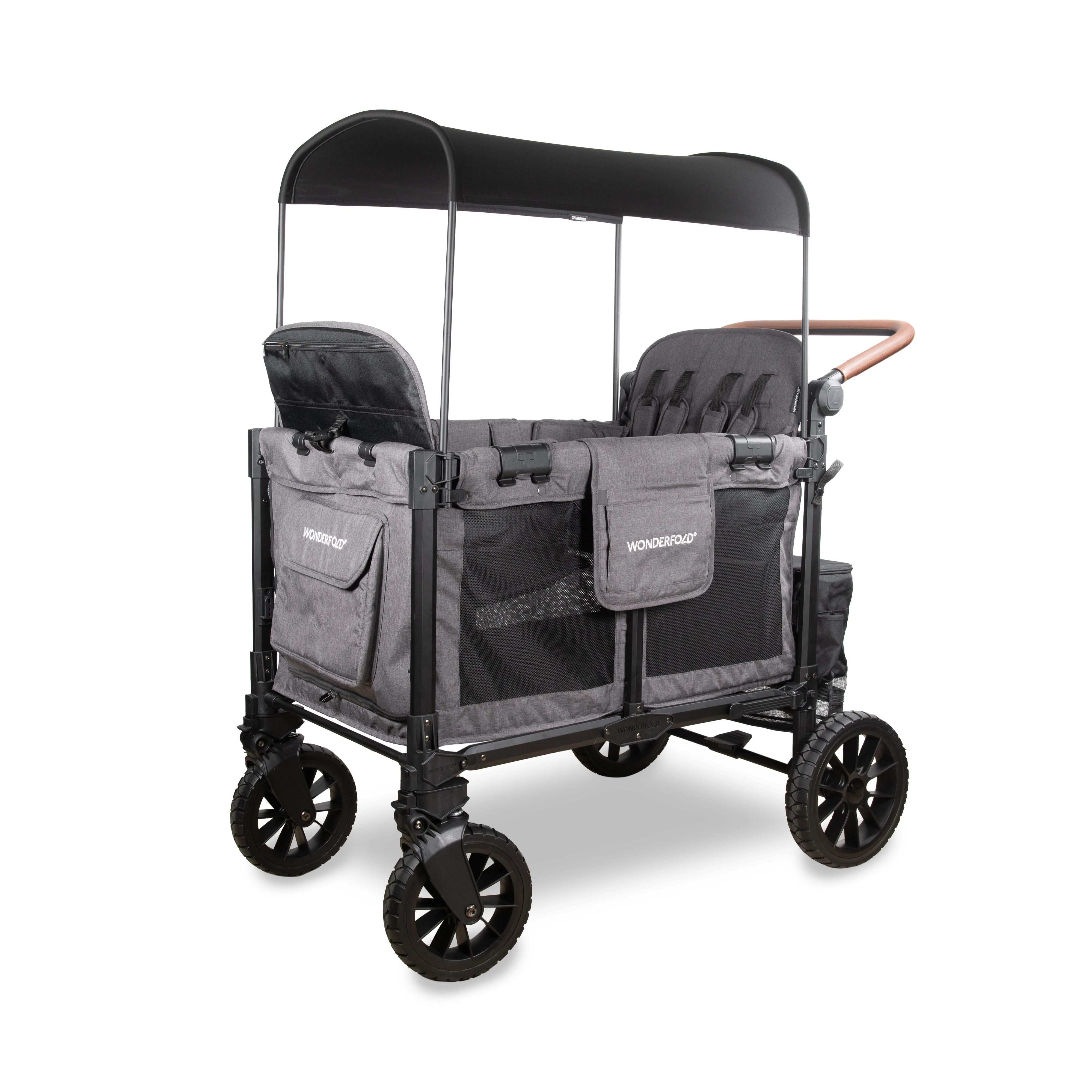 WonderFold - W4 Luxe Pro Quad Stroller Wagon - Image 6