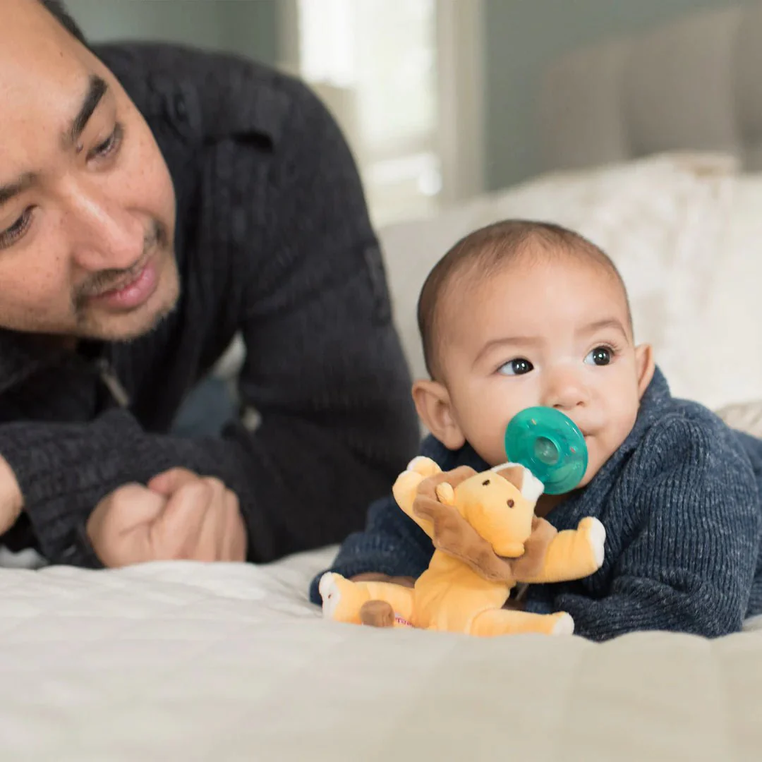 Wubbanub - Baby Lion Plush Animal Pacifier - Image 3
