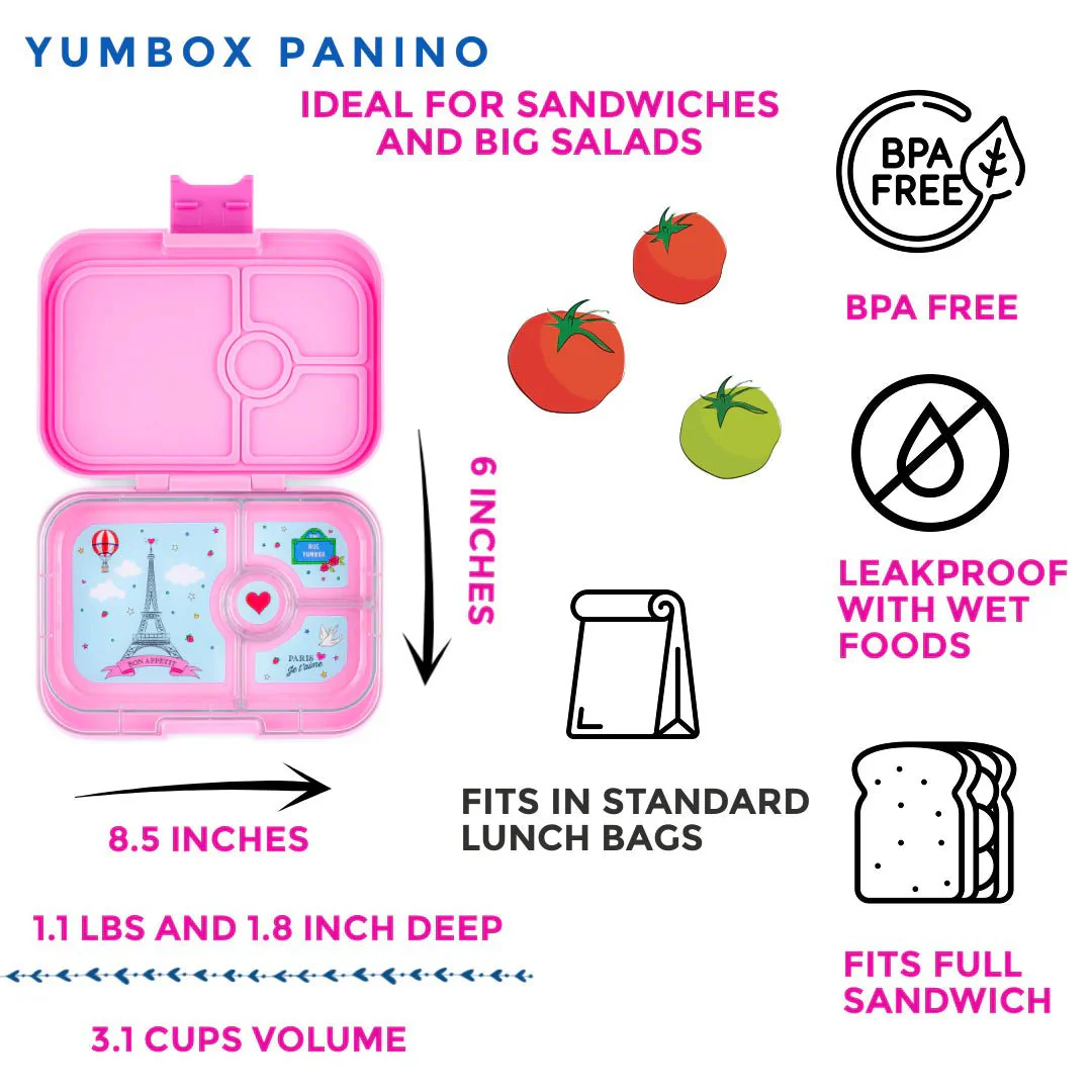 Yumbox - 4-Compartment Leakproof Kids Bento Lunch Box - Image 5