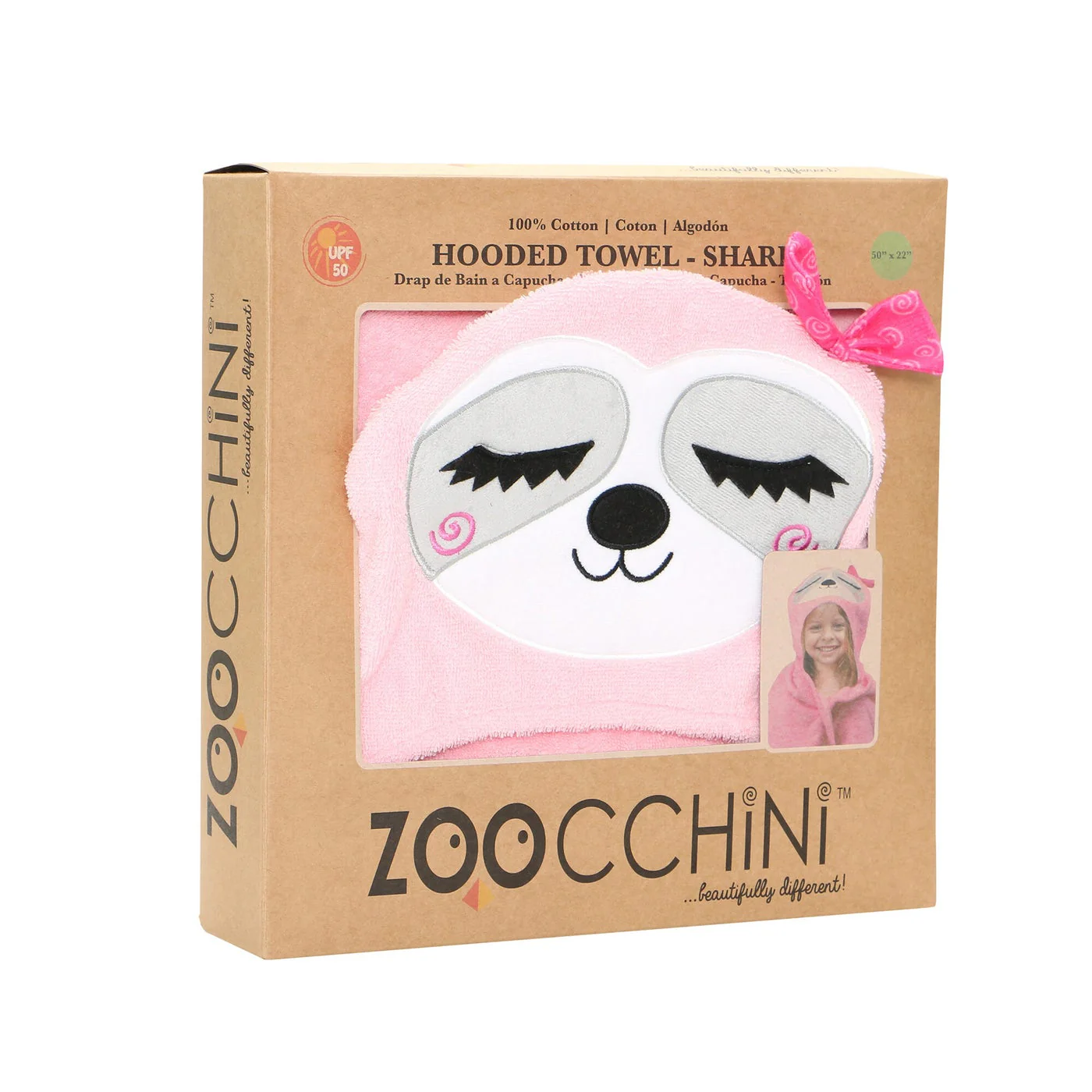 Zoocchini - Hooded Toddler Bath Towel - Image 5