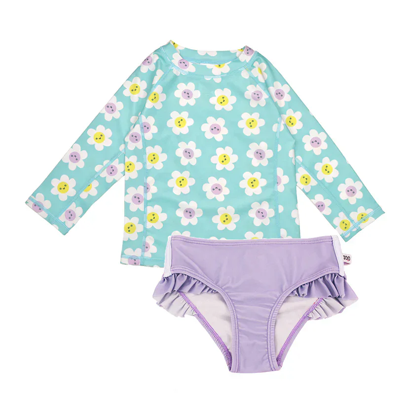 Zoocchini - Rashguard Swim Top + Bikini Bottom - Image 2